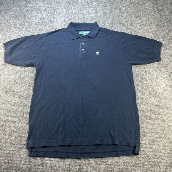 Vintage 90s Polo Big Dogs Shirt Mens XL Blue Embroidered Preppy Faded - Picture 2 of 11